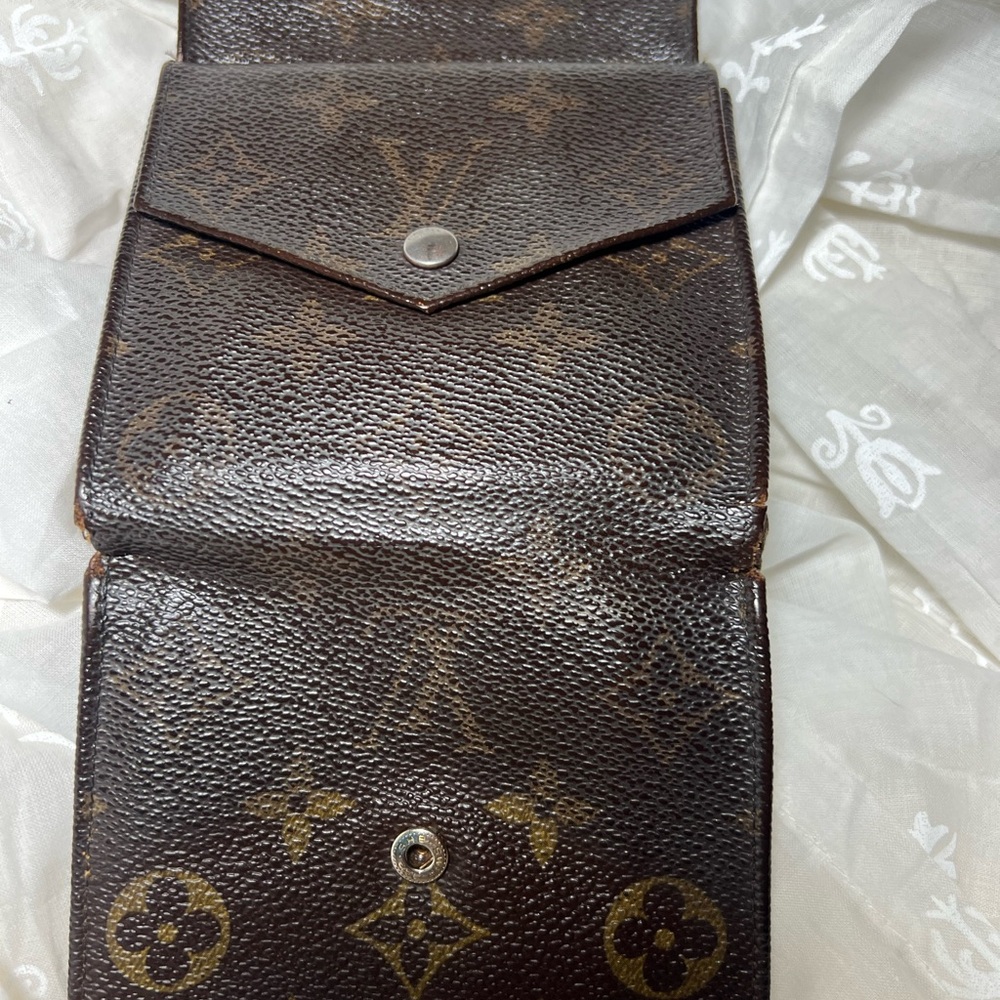 Auth. Vintage LV MONOGRAM Elise Wallet 1985